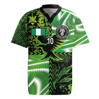 Custom Nigeria Football Rugby Jersey Super Eagles Spirit - Wonder Print Shop
