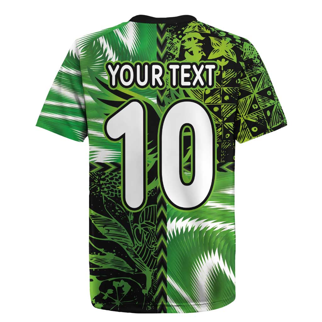 Custom Nigeria Football Rugby Jersey Super Eagles Spirit - Wonder Print Shop