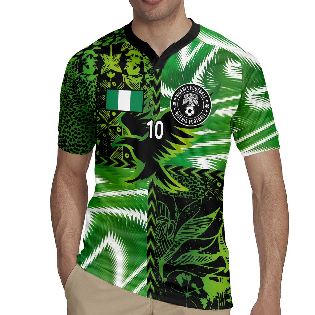 Custom Nigeria Football Rugby Jersey Super Eagles Spirit - Wonder Print Shop