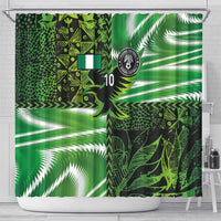 Custom Nigeria Football Shower Curtain Super Eagles Spirit - Wonder Print Shop