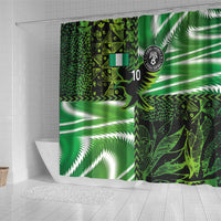 Custom Nigeria Football Shower Curtain Super Eagles Spirit - Wonder Print Shop