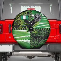 Custom Nigeria Football Spare Tire Cover Super Eagles Spirit - Wonder Print Shop