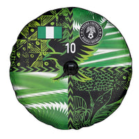 Custom Nigeria Football Spare Tire Cover Super Eagles Spirit - Wonder Print Shop