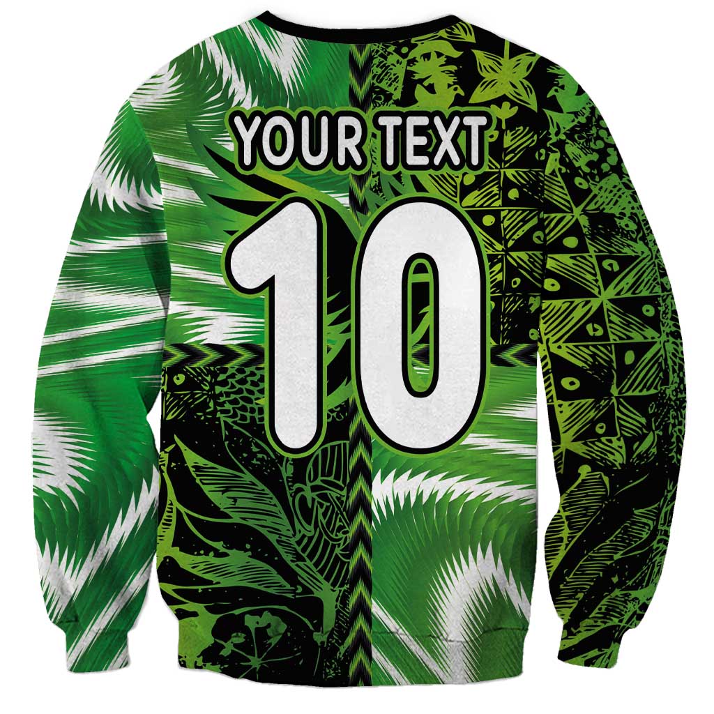 Custom Nigeria Football Sweatshirt Super Eagles Spirit - Wonder Print Shop