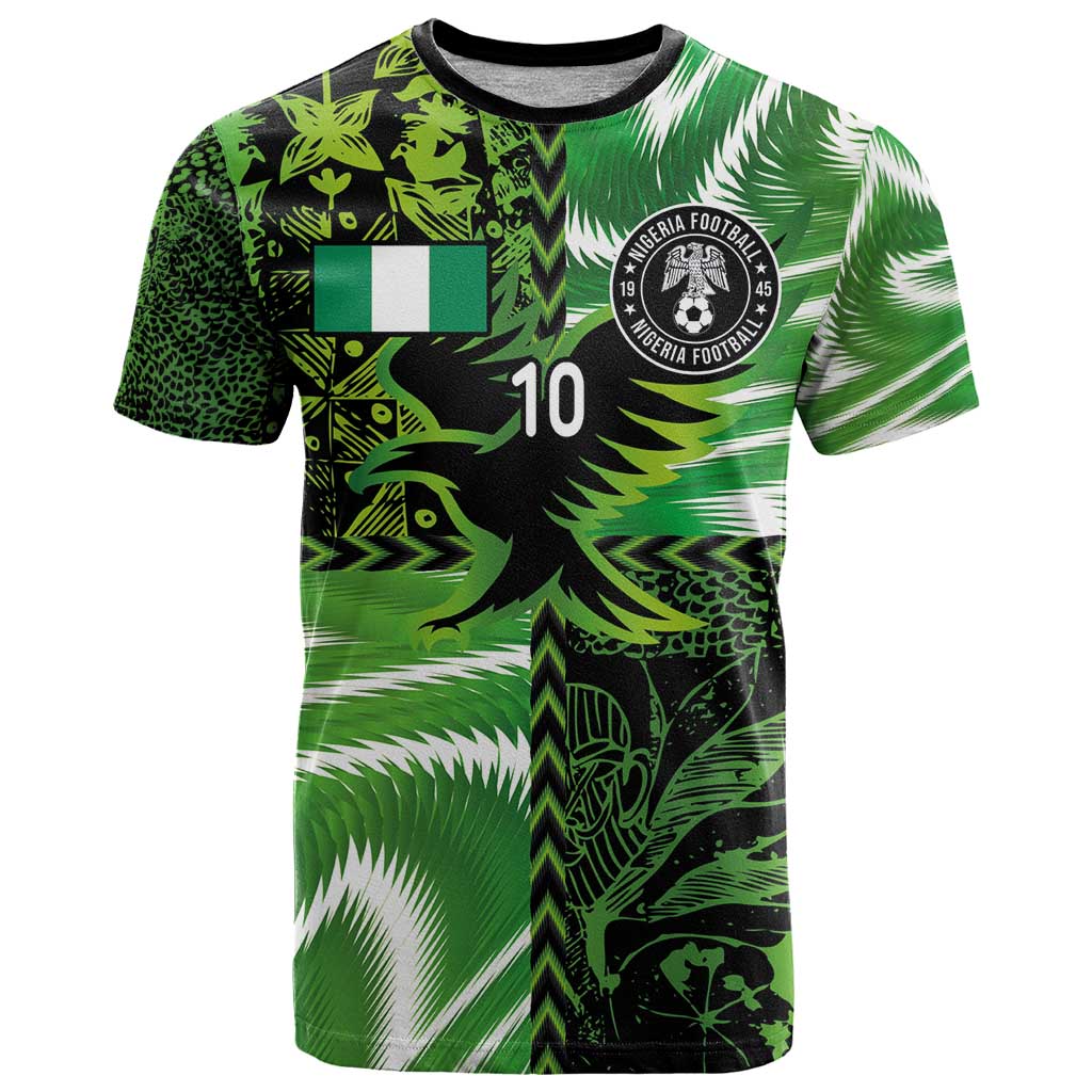 Custom Nigeria Football T Shirt Super Eagles Spirit - Wonder Print Shop