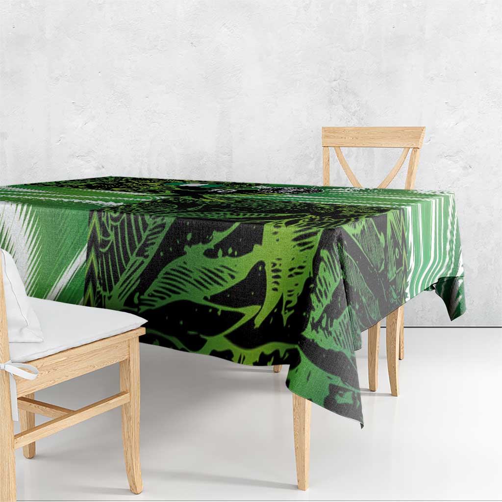 Custom Nigeria Football Tablecloth Super Eagles Spirit - Wonder Print Shop