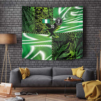 Custom Nigeria Football Tapestry Super Eagles Spirit - Wonder Print Shop