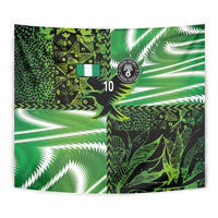 Custom Nigeria Football Tapestry Super Eagles Spirit - Wonder Print Shop