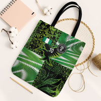 Custom Nigeria Football Tote Bag Super Eagles Spirit - Wonder Print Shop