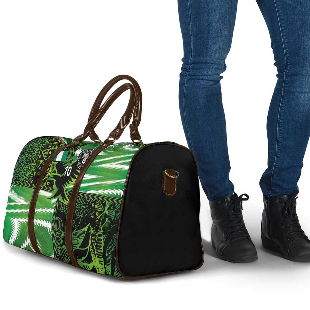 Custom Nigeria Football Travel Bag Super Eagles Spirit - Wonder Print Shop