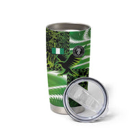 Custom Nigeria Football Tumbler Cup Super Eagles Spirit - Wonder Print Shop