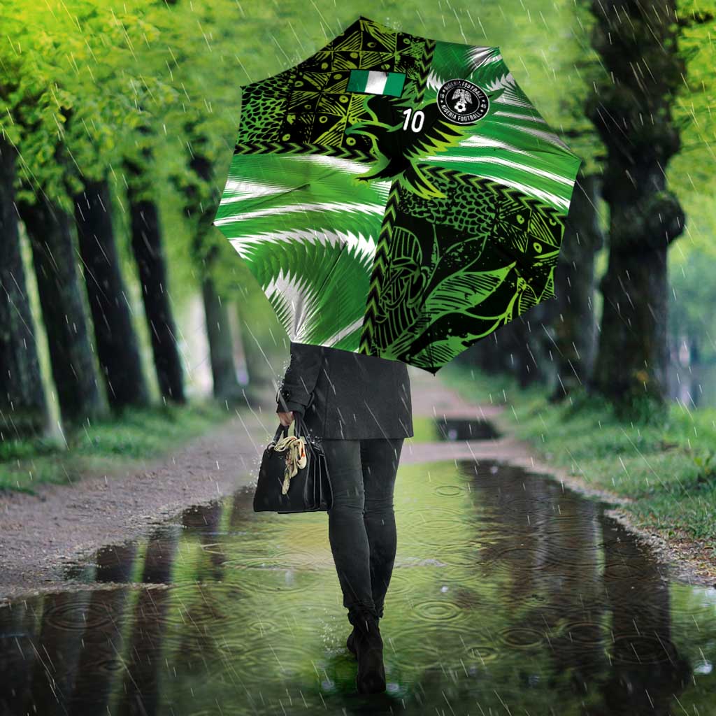 Custom Nigeria Football Umbrella Super Eagles Spirit - Wonder Print Shop