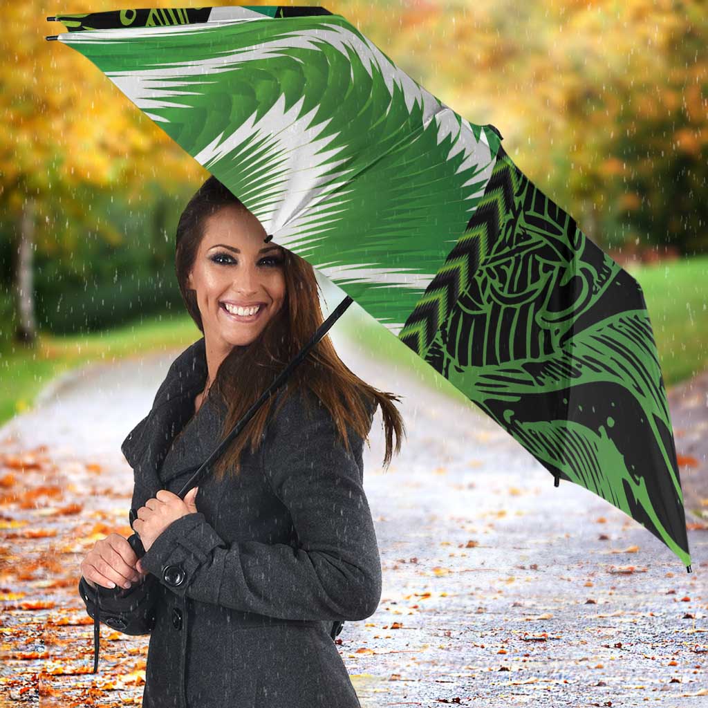 Custom Nigeria Football Umbrella Super Eagles Spirit - Wonder Print Shop