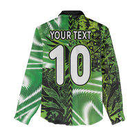 Custom Nigeria Football Women Casual Shirt Super Eagles Spirit - Wonder Print Shop
