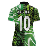 Custom Nigeria Football Women Polo Shirt Super Eagles Spirit - Wonder Print Shop