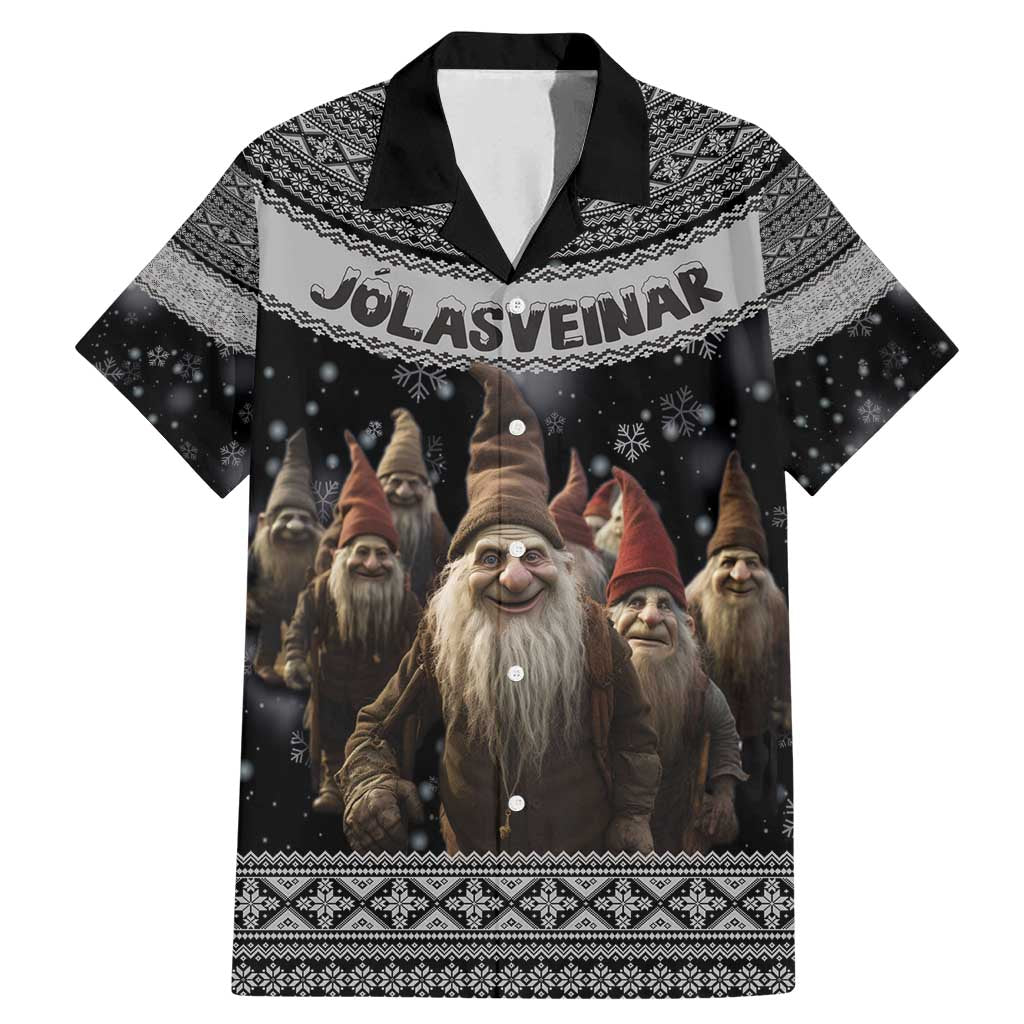 13 Yule Lads Iceland Christmas Family Matching Mermaid Dress and Hawaiian Shirt Jolasveinar and Nordic Traditional Pattern - Wonder Print Shop