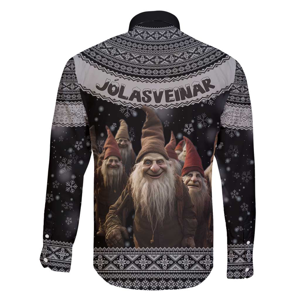 13 Yule Lads Iceland Christmas Family Matching Puletasi and Hawaiian Shirt Jolasveinar and Nordic Traditional Pattern - Wonder Print Shop