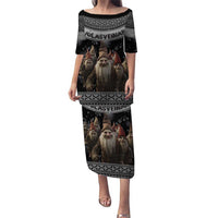 13 Yule Lads Iceland Christmas Puletasi Jolasveinar and Nordic Traditional Pattern - Wonder Print Shop