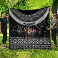 13 Yule Lads Iceland Christmas Quilt Jolasveinar and Nordic Traditional Pattern - Wonder Print Shop