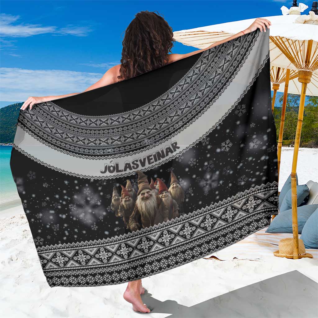 13 Yule Lads Iceland Christmas Sarong Jolasveinar and Nordic Traditional Pattern - Wonder Print Shop