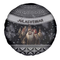 13 Yule Lads Iceland Christmas Spare Tire Cover Jolasveinar and Nordic Traditional Pattern - Wonder Print Shop