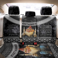 Iceland Kertasnikir Christmas Back Car Seat Cover Candle Beggar and Nordic Traditional Pattern - Wonder Print Shop