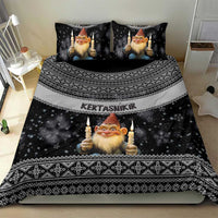 Iceland Kertasnikir Christmas Bedding Set Candle Beggar and Nordic Traditional Pattern - Wonder Print Shop