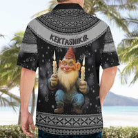 Iceland Kertasnikir Christmas Hawaiian Shirt Candle Beggar and Nordic Traditional Pattern - Wonder Print Shop