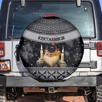 Iceland Kertasnikir Christmas Spare Tire Cover Candle Beggar and Nordic Traditional Pattern - Wonder Print Shop