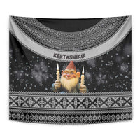 Iceland Kertasnikir Christmas Tapestry Candle Beggar and Nordic Traditional Pattern - Wonder Print Shop