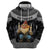 Iceland Kertasnikir Christmas Zip Hoodie Candle Beggar and Nordic Traditional Pattern - Wonder Print Shop