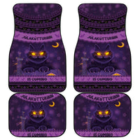 Iceland Jolakotturinn Christmas Car Mats Yule Cat and Nordic Traditional Pattern - Wonder Print Shop