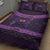 Iceland Jolakotturinn Christmas Quilt Bed Set Yule Cat and Nordic Traditional Pattern - Wonder Print Shop