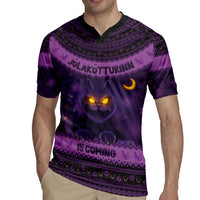 Iceland Jolakotturinn Christmas Rugby Jersey Yule Cat and Nordic Traditional Pattern - Wonder Print Shop