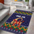 Scandinavian Yule Goat Christmas Area Rug with Scandinavian Folk Pattern Style - Wonder Print Shop