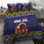 Scandinavian Yule Goat Christmas Bedding Set with Scandinavian Folk Pattern Style - Wonder Print Shop