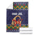 Scandinavian Yule Goat Christmas Blanket with Scandinavian Folk Pattern Style