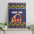 Scandinavian Yule Goat Christmas Canvas Wall Art with Scandinavian Folk Pattern Style - Wonder Print Shop