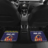 Scandinavian Yule Goat Christmas Car Mats with Scandinavian Folk Pattern Style - Wonder Print Shop
