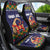 Scandinavian Yule Goat Christmas Car Seat Cover with Scandinavian Folk Pattern Style - Wonder Print Shop