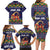 Scandinavian Yule Goat Christmas Family Matching Long Sleeve Bodycon Dress and Hawaiian Shirt with Scandinavian Folk Pattern Style - Wonder Print Shop