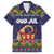 Scandinavian Yule Goat Christmas Family Matching Puletasi and Hawaiian Shirt with Scandinavian Folk Pattern Style - Wonder Print Shop