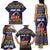 Scandinavian Yule Goat Christmas Family Matching Tank Maxi Dress and Hawaiian Shirt with Scandinavian Folk Pattern Style - Wonder Print Shop
