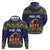 Scandinavian Yule Goat Christmas Hoodie with Scandinavian Folk Pattern Style - Wonder Print Shop