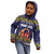 Scandinavian Yule Goat Christmas Kid Hoodie with Scandinavian Folk Pattern Style - Wonder Print Shop