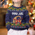 Scandinavian Yule Goat Christmas Kid Ugly Christmas Sweater with Scandinavian Folk Pattern Style - Wonder Print Shop