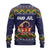Scandinavian Yule Goat Christmas Ugly Christmas Sweater with Scandinavian Folk Pattern Style - Wonder Print Shop