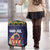 Scandinavian Yule Goat Christmas Luggage Cover with Scandinavian Folk Pattern Style - Wonder Print Shop
