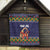 Scandinavian Yule Goat Christmas Quilt with Scandinavian Folk Pattern Style - Wonder Print Shop
