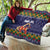 Scandinavian Yule Goat Christmas Quilt with Scandinavian Folk Pattern Style - Wonder Print Shop